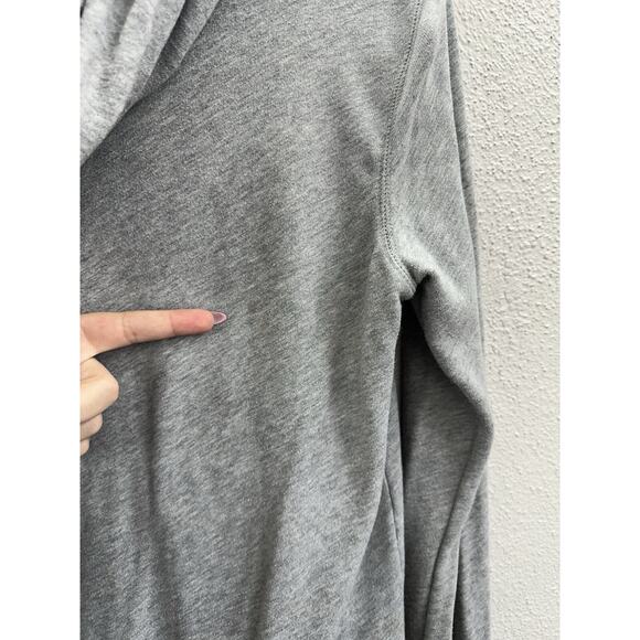 Victorias Secert PINK Womens Sweatshirt Size Small Gray Logo Hooded Pullover - Picture 7 of 11